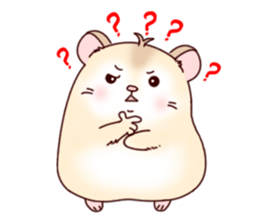 Hamster with 40 emotion or pattern sticker #7224818