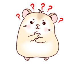 Hamster with 40 emotion or pattern sticker #7224818