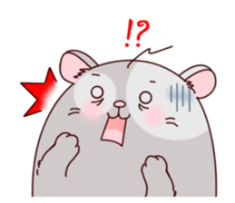 Hamster with 40 emotion or pattern sticker #7224819