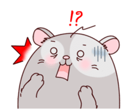 Hamster with 40 emotion or pattern sticker #7224819
