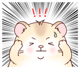 Hamster with 40 emotion or pattern sticker #7224820