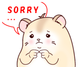 Hamster with 40 emotion or pattern sticker #7224825