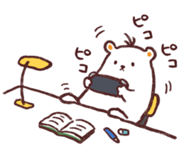 Unmotivated Bear sticker #7225264