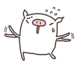 Jane pig Ginseng (Life) sticker #7225458