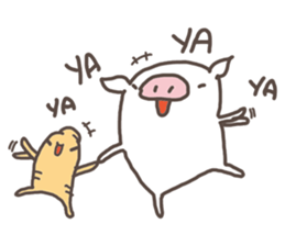 Jane pig Ginseng (Life) sticker #7225469