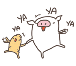 Jane pig Ginseng (Life) sticker #7225469