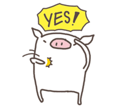 Jane pig Ginseng (Life) sticker #7225475