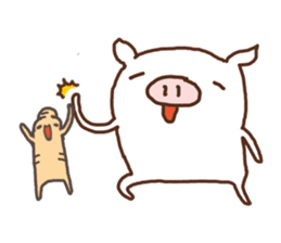 Jane pig Ginseng (Life) sticker #7225477