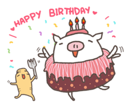 Jane pig Ginseng (Life) sticker #7225479