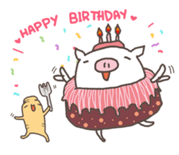 Jane pig Ginseng (Life) sticker #7225479