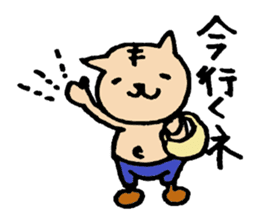 Report what I'm doing!!Lop ear cat sticker #7225641