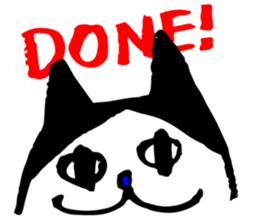 Cat's wonderland sticker #7225931