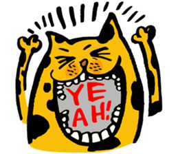 Cat's wonderland sticker #7225955