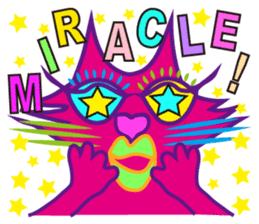 SHOCKING PINKiee the Cat <English Ver.3> sticker #7227297