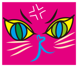 SHOCKING PINKiee the Cat <English Ver.3> sticker #7227302