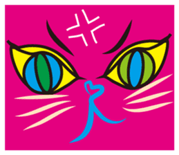SHOCKING PINKiee the Cat <English Ver.3> sticker #7227302