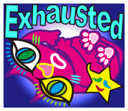 SHOCKING PINKiee the Cat <English Ver.3> sticker #7227303