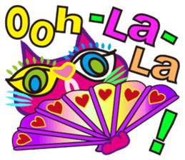 SHOCKING PINKiee the Cat <English Ver.3> sticker #7227316