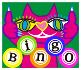SHOCKING PINKiee the Cat <English Ver.3> sticker #7227321