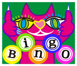 SHOCKING PINKiee the Cat <English Ver.3> sticker #7227321