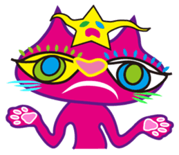 SHOCKING PINKiee the Cat <English Ver.3> sticker #7227326