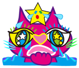 SHOCKING PINKiee the Cat <English Ver.3> sticker #7227327