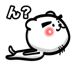 Bear of Eyebrows 3 sticker #7227370