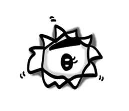 Bear of Eyebrows 3 sticker #7227376