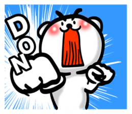 Bear of Eyebrows 3 sticker #7227400