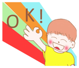 Healing boy sticker #7227492