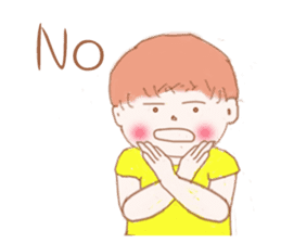 Healing boy sticker #7227523