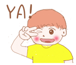 Healing boy sticker #7227524