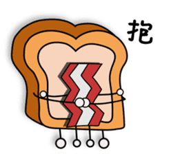 B Toast's World sticker #7227645
