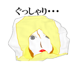 Girl in A Raincoat 3 sticker #7227777