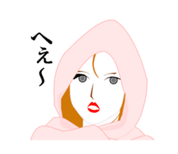 Girl in A Raincoat 3 sticker #7227783