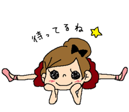 CUTIE BALLERINA's daily life. sticker #7228485