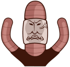 Earthworm person sticker #7229137