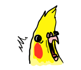 your honey cockatiel sticker #7229430