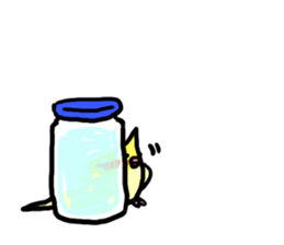 your honey cockatiel sticker #7229439