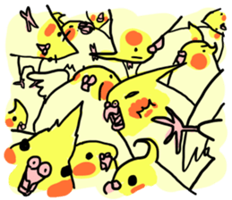 your honey cockatiel sticker #7229447
