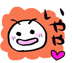 Daily life of a green caterpillar.Kansai sticker #7229893