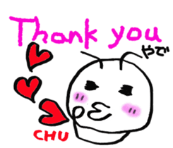 Daily life of a green caterpillar.Kansai sticker #7229898