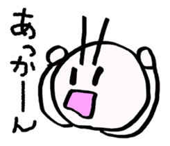 Daily life of a green caterpillar.Kansai sticker #7229917