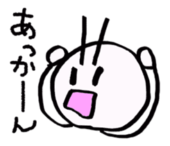 Daily life of a green caterpillar.Kansai sticker #7229917