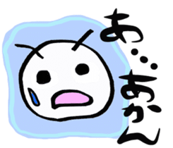 Daily life of a green caterpillar.Kansai sticker #7229918