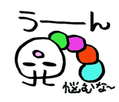 Daily life of a green caterpillar.Kansai sticker #7229922