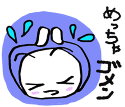 Daily life of a green caterpillar.Kansai sticker #7229924