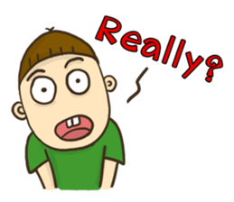 Yearn man (EN) sticker #7230368