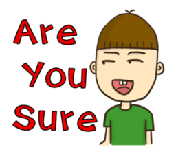 Yearn man (EN) sticker #7230372