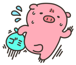 Anko-Chan of the pig3 sticker #7230667
